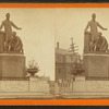 Sculpture of Lincoln freeing a slave by Thomas Ball in Park Square.