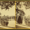 Lake at Forest Hills cemetery.