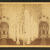 Interior views of Immaculate Conception showing the central altar.
