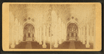 Interior views of Immaculate Conception showing the central altar.
