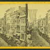 View of a parade down Washington Street.