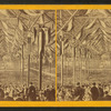 View of audience filling the coliseum.