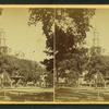 View of the Brewer fountain in Boston Common.