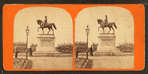 Ball's statue of Gen. Washington, Public Garden (side view).