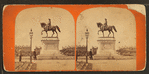 Ball's statue of Gen. Washington, Public Garden (side view).