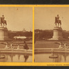 Equestrian statue of Washington, by Ball.