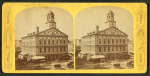 Stereoscopic views of Faneuil Hall, Quincy and Washington Markets, Boston, Massachusetts.