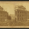 Inauguration of the Webster statue.