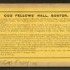 Odd Fellows' Hall, Boston.