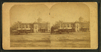 Unidentified buildings.