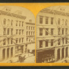 C.F. Hovey and Co., showing exterior of building decorated with bunting.