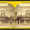 Group of men around a table at M.I.T.