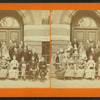 View of unidentified students and teachers.