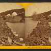 Iron Ore Train of 45 cars crossing Goose Lake.