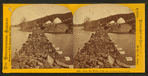 Iron Ore Train of 45 cars crossing Goose Lake.
