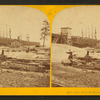 Ore Dock at Escanaba, length 1300 feet.