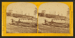 Ore Dock at Escanaba, length 1300 feet.
