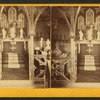 Interior of the Chapel of the mission of our Most Merciful Savior at the Santee Agency.
