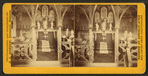 Interior of the Chapel of the mission of our Most Merciful Savior at the Santee Agency.