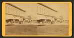 View of a commercial street in Ionia, Michigan.