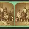 Group of Chippewa indians.