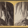 Behine the Horseshoe Fall, winter, Niagara.