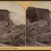 Ice bridge and American Fall, Niagara.