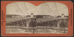 New suspension bridge, 1258 feet long, Niagara.