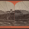 New suspension bridge, Niagara, 1258 feet long.
