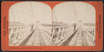 New suspension bridge, Niagara, 1258 feet long.