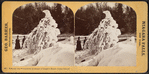 Natural ice formation in shape of eagle's head, Luna Island.