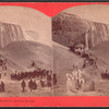 Instantaneous View of ice mountain and ice bridge.