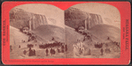 Instantaneous View of ice mountain and ice bridge.