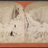 Ice mountains in front of Cave of the Winds, 1875, Niagara.