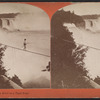 Bellini crossing the Niagara River on a tight rope.