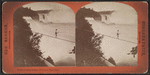 Bellini crossing the Niagara River on a tight rope.