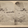 Great Ice Bridge, and American Falls, Niagara Falls, U. S. A..