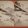 Ice mountains in front of American Fall, Niagara.