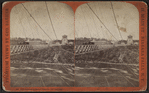 New suspension bridge, Niagara, 1268 feet long.