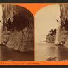 The Pictured Rocks, "Wreck Cliff" and cascade.