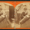 Mrs. Lo and child, she in European dress, baby on cradle board.