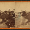 Canoemen shaking hands.