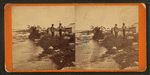 Canoemen shaking hands.