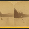 Carriage and boy on a beach.