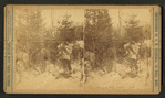 Camping in the snow.