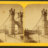 Suspension bridge.