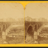 Stone arch bridge.