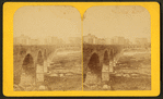 Stone arch bridge.