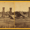 Suspension bridge over the Mississippi.