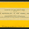 Falls of Minne-ha-ha, in the merry springtime.